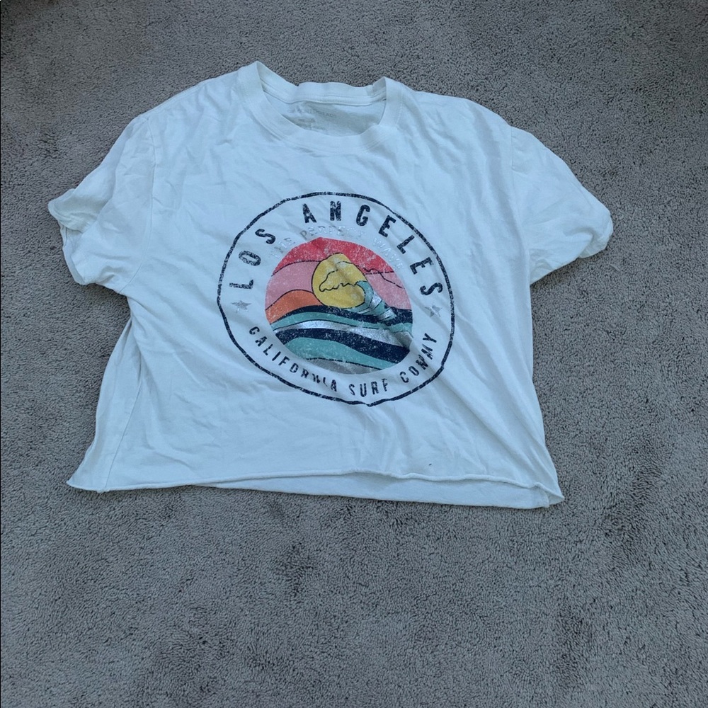 medium crop beachy shirt